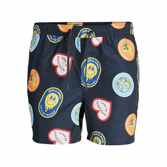 Badbyxor Herr Jack & Jones BIG PRINTS 12227754 Marinblå finns hos Aktivcamping