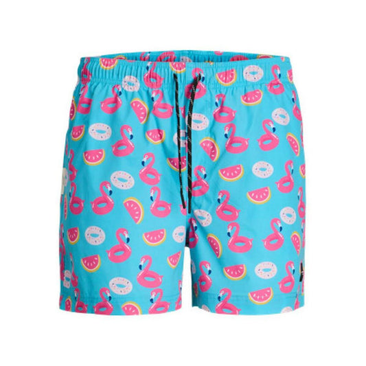 Badbyxor Herr Jack & Jones JPSTMAUI JJSWIM NOVELTY AOP AKM SN 12272809 Blå finns hos Aktivcamping