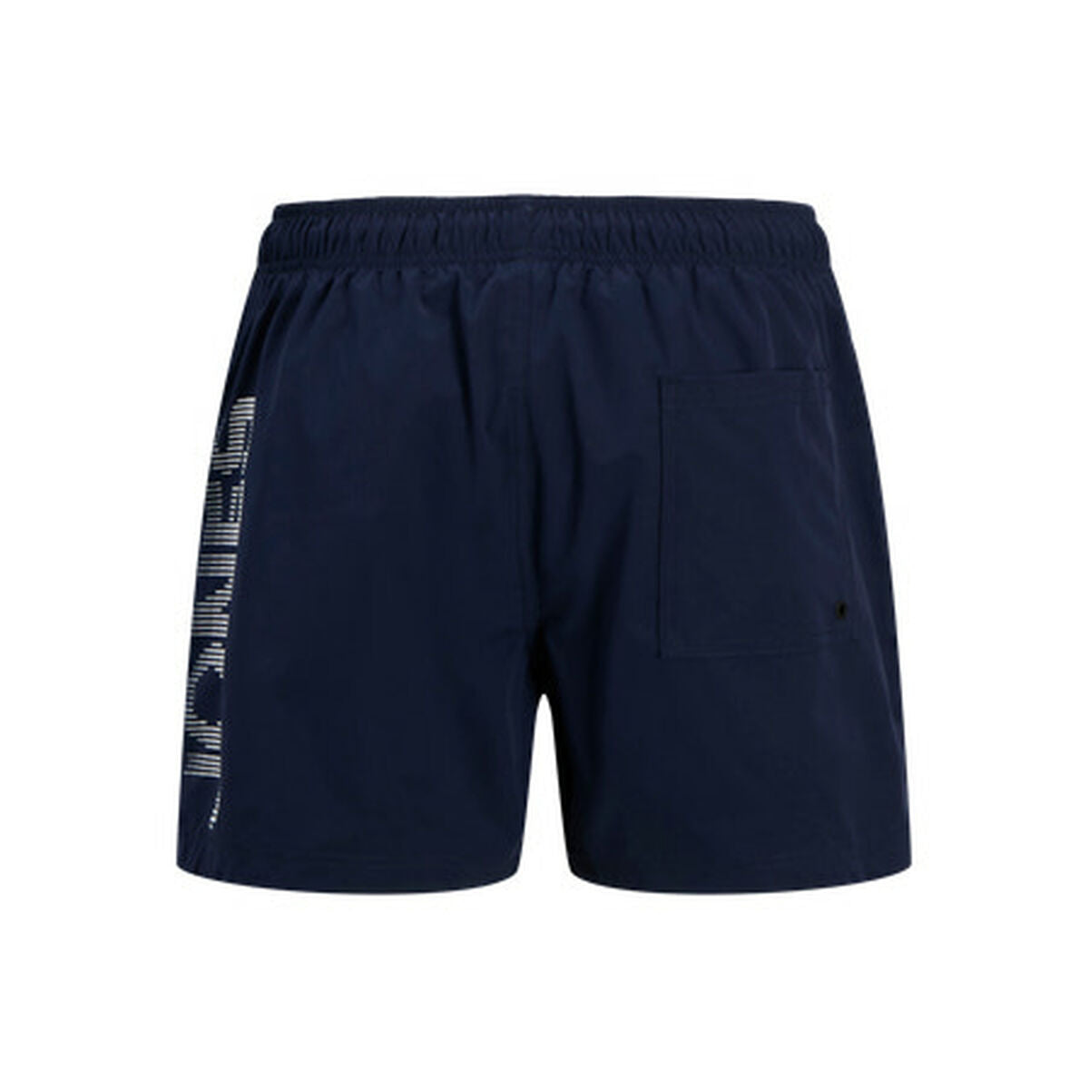 Badbyxor Herr Jack & Jones JPSTMAUI JJSWIM SPLICE LOGO AKM Marinblå finns hos Aktivcamping