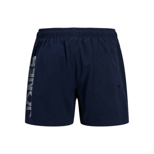 Badbyxor Herr Jack & Jones JPSTMAUI JJSWIM SPLICE LOGO AKM Marinblå finns hos Aktivcamping
