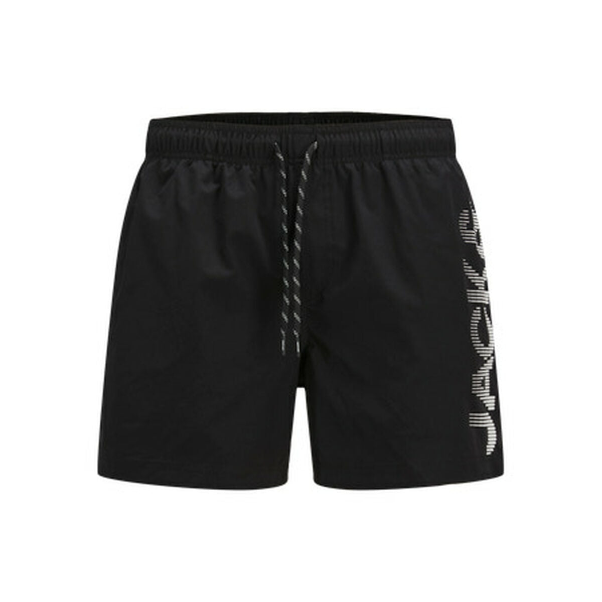 Badbyxor Herr Jack & Jones JPSTMAUI JJSWIM SPLICE LOGO AKM Svart finns hos Aktivcamping