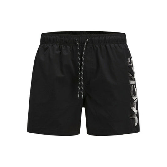 Badbyxor Herr Jack & Jones JPSTMAUI JJSWIM SPLICE LOGO AKM Svart finns hos Aktivcamping