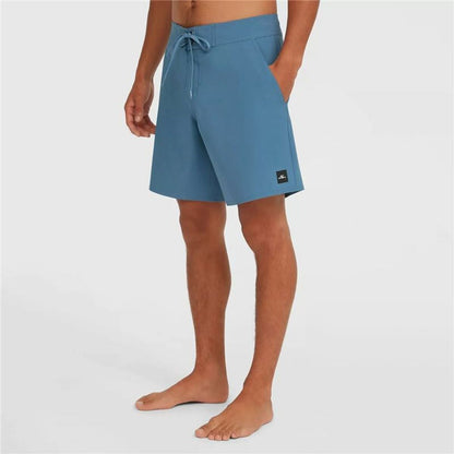 Badbyxor Herr O'Neill Solid 17" Boardshorts Blå finns hos Aktivcamping
