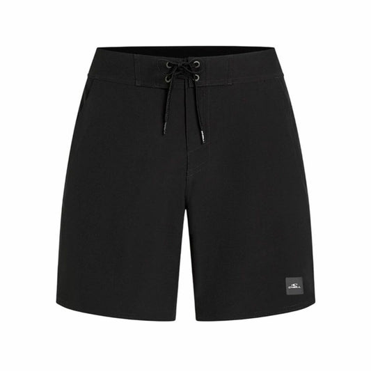 Badbyxor Herr O'Neill Solid 17" Boardshorts Svart finns hos Aktivcamping