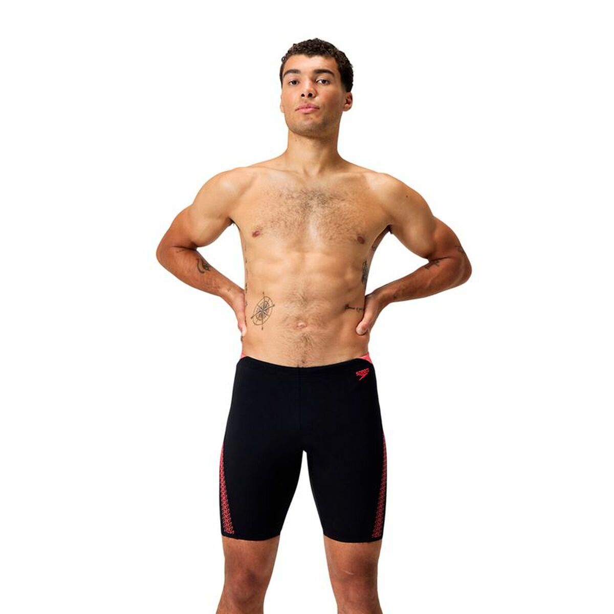 Badbyxor Herr Speedo Hyperboom Splice Jammer Svart finns hos Aktivcamping