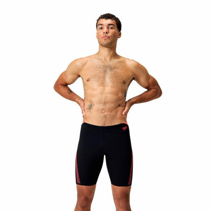 Badbyxor Herr Speedo Hyperboom Splice Jammer Svart finns hos Aktivcamping