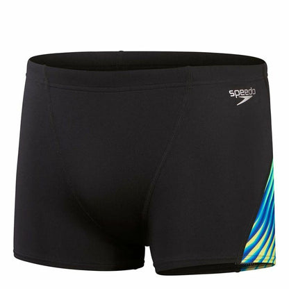 Badbyxor för Barn Speedo Allover Digi V-Cut Svart finns hos Aktivcamping