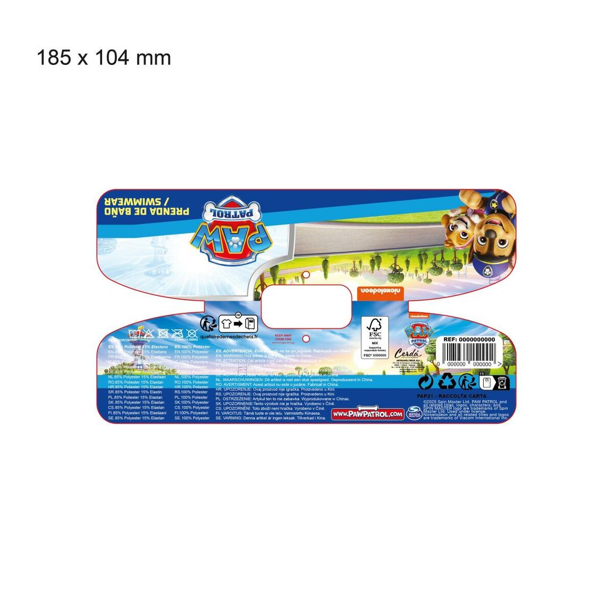 Badbyxor för Barn The Paw Patrol Blå finns hos Aktivcamping