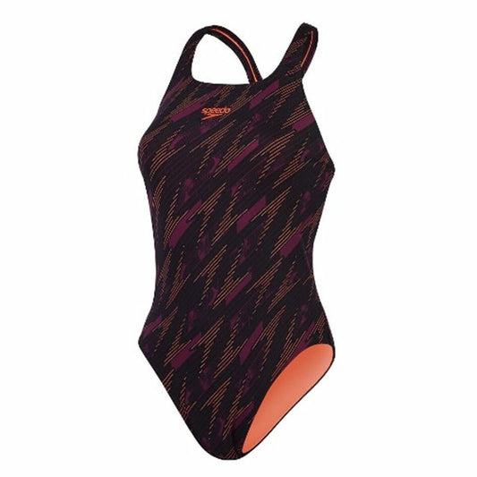 Baddräkt Dam Speedo Hyperboom Allover Orange finns hos Aktivcamping
