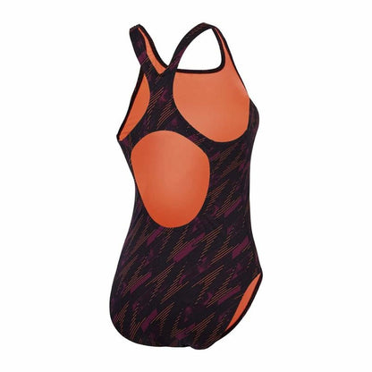 Baddräkt Dam Speedo Hyperboom Allover Orange finns hos Aktivcamping