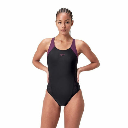 Baddräkt Dam Speedo Hyperboom Splice Purpur - finns hos Aktivcamping