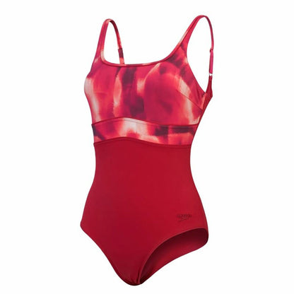 Baddräkt Dam Speedo Shaping Contour Röd finns hos Aktivcamping