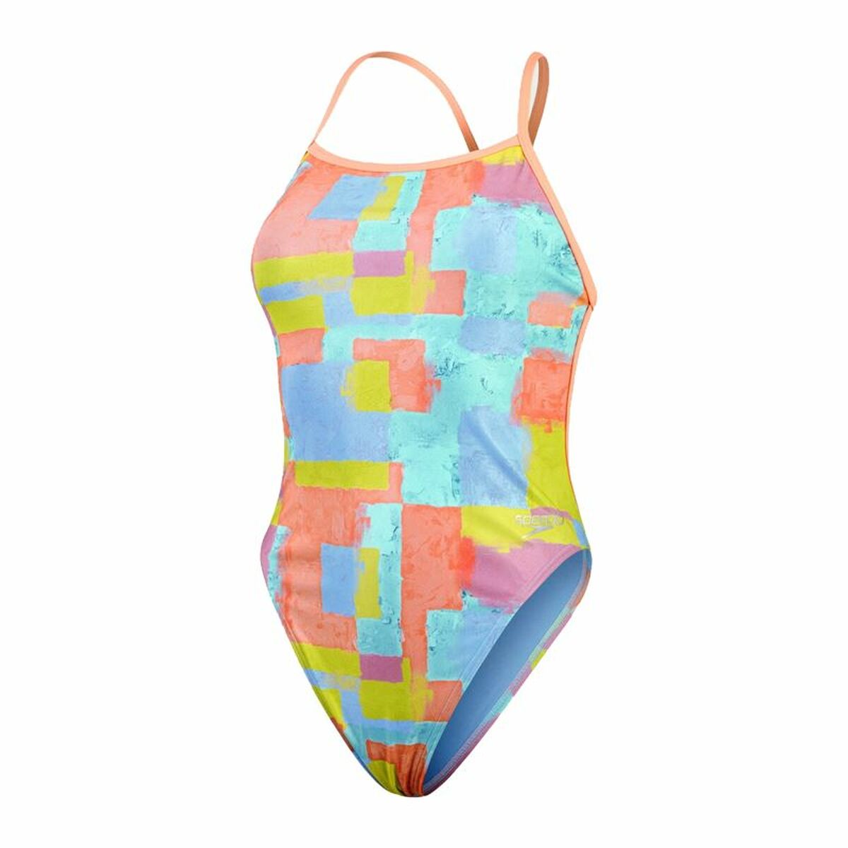 Baddräkt Dam Speedo Speedo Allover Digital V-Back Blå finns hos Aktivcamping