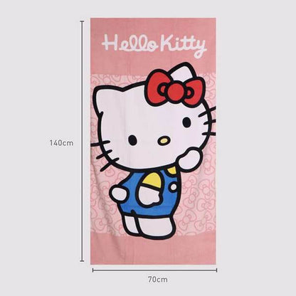 Badhandduk Hello Kitty Rosa 70 x 140 cm finns hos Aktivcamping