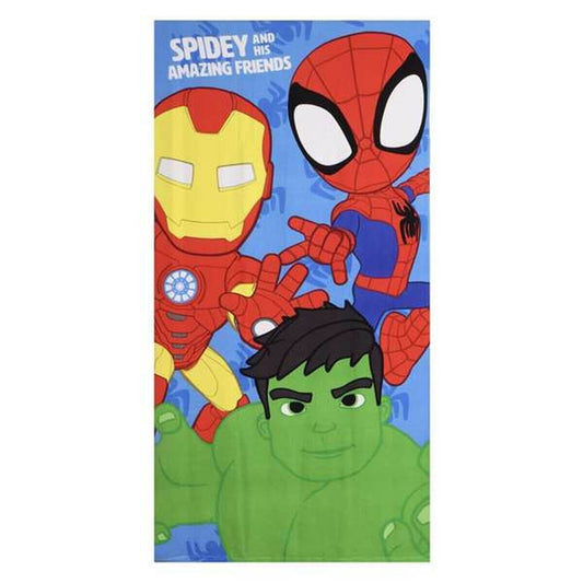 Badhandduk Spidey Blå 70 x 140 cm finns hos Aktivcamping