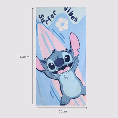 Badhandduk Stitch 70 x 140 cm finns hos Aktivcamping