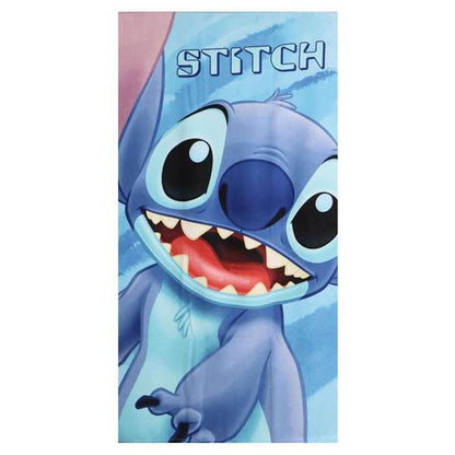Badhandduk Stitch Blå 70 x 140 cm finns hos Aktivcamping