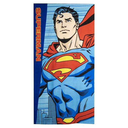 Badhandduk Superman Blå 70 x 140 cm finns hos Aktivcamping
