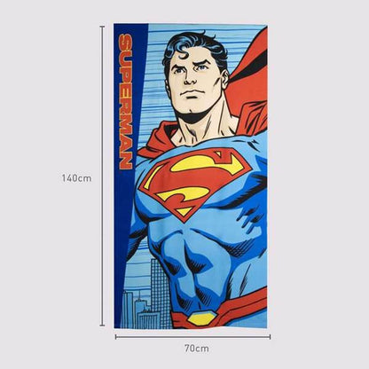 Badhandduk Superman Blå 70 x 140 cm finns hos Aktivcamping