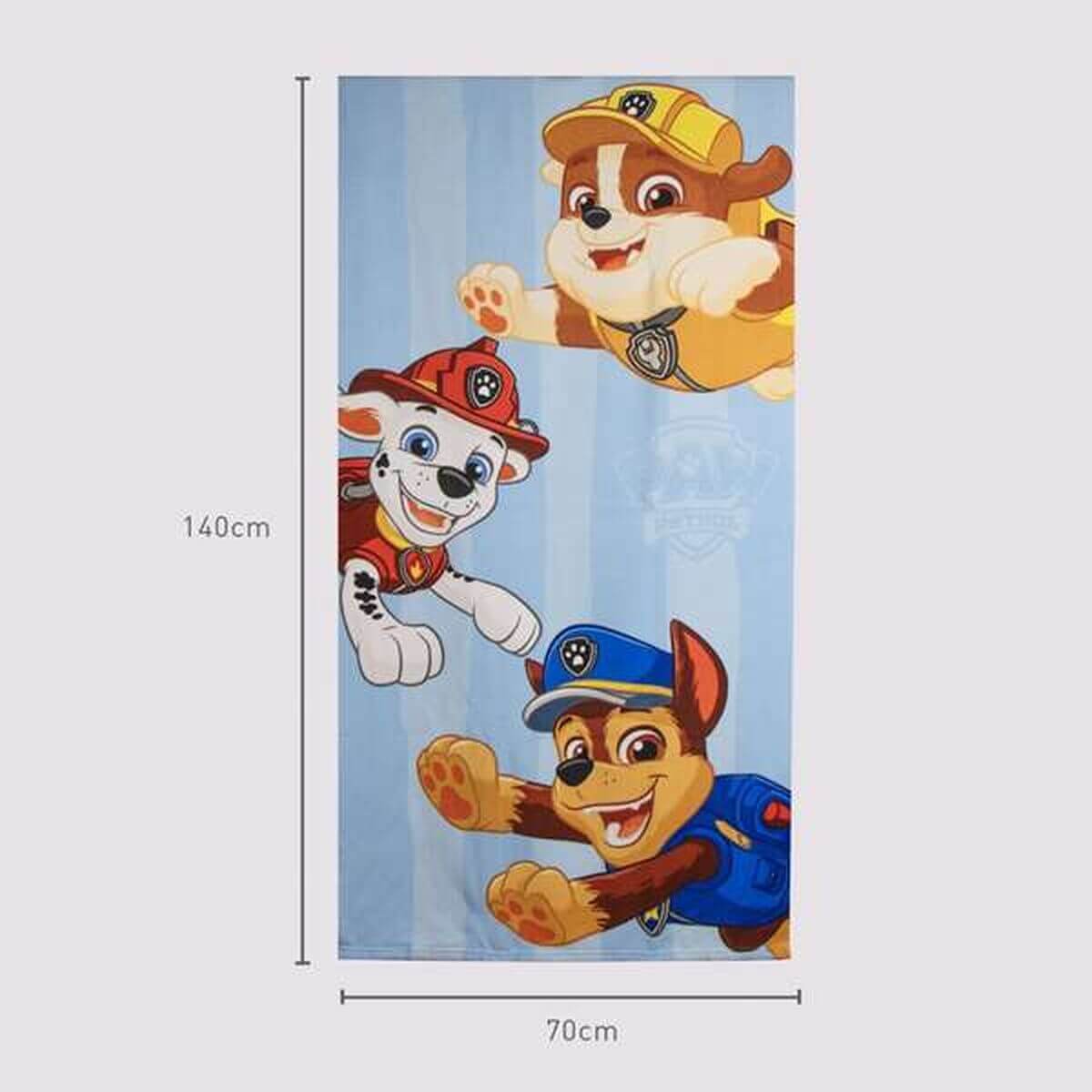 Badhandduk The Paw Patrol Ljusblå 70 x 140 cm finns hos Aktivcamping