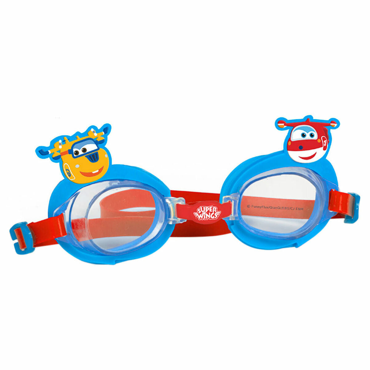 Badmössa och simglasögon Super Wings Barn (12 antal) finns hos Aktivcamping