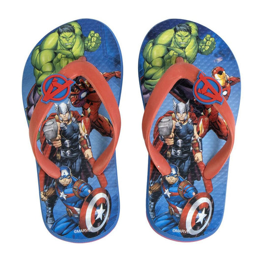 Badtofflor The Avengers Mörkblå finns hos Aktivcamping