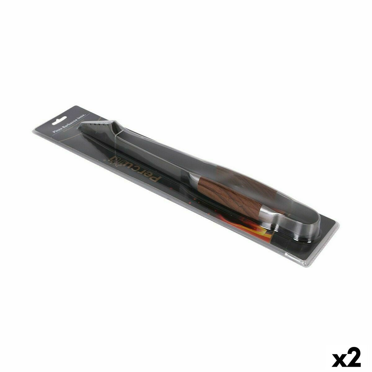 Barbecue-tänger Percutti Legno 52 x 11 x 5 cm - finns hos Aktivcamping
