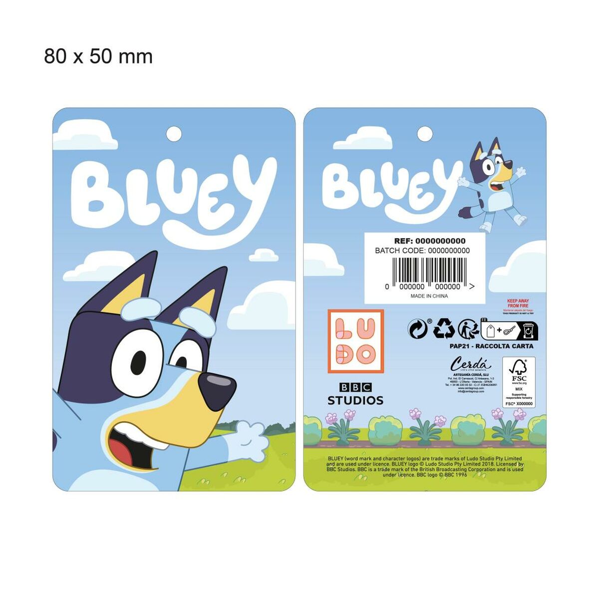 Barnkeps Bluey Blå finns hos Aktivcamping