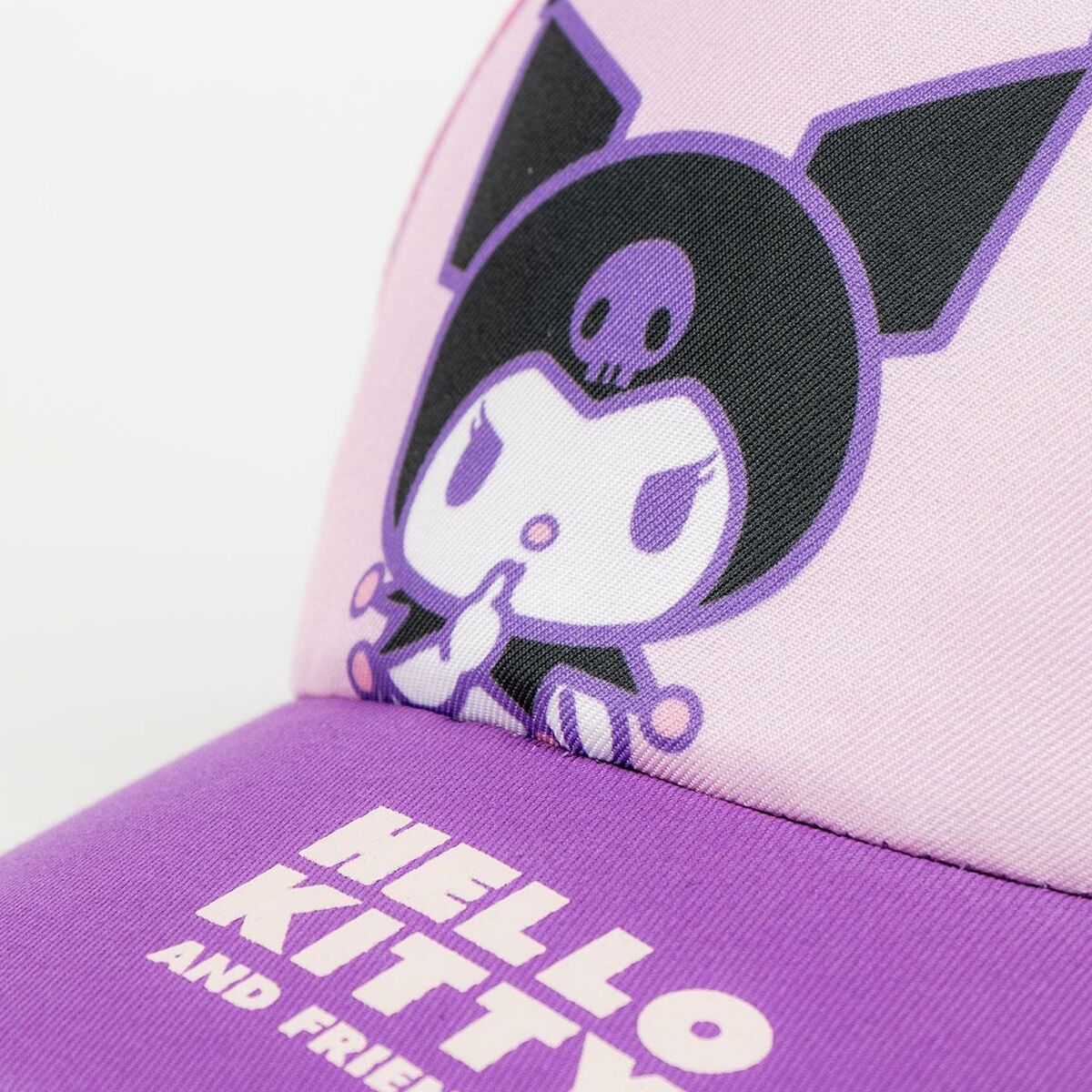 Barnkeps Hello Kitty Kuromi Purpur finns hos Aktivcamping