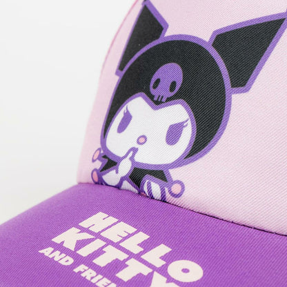 Barnkeps Hello Kitty Kuromi Purpur finns hos Aktivcamping