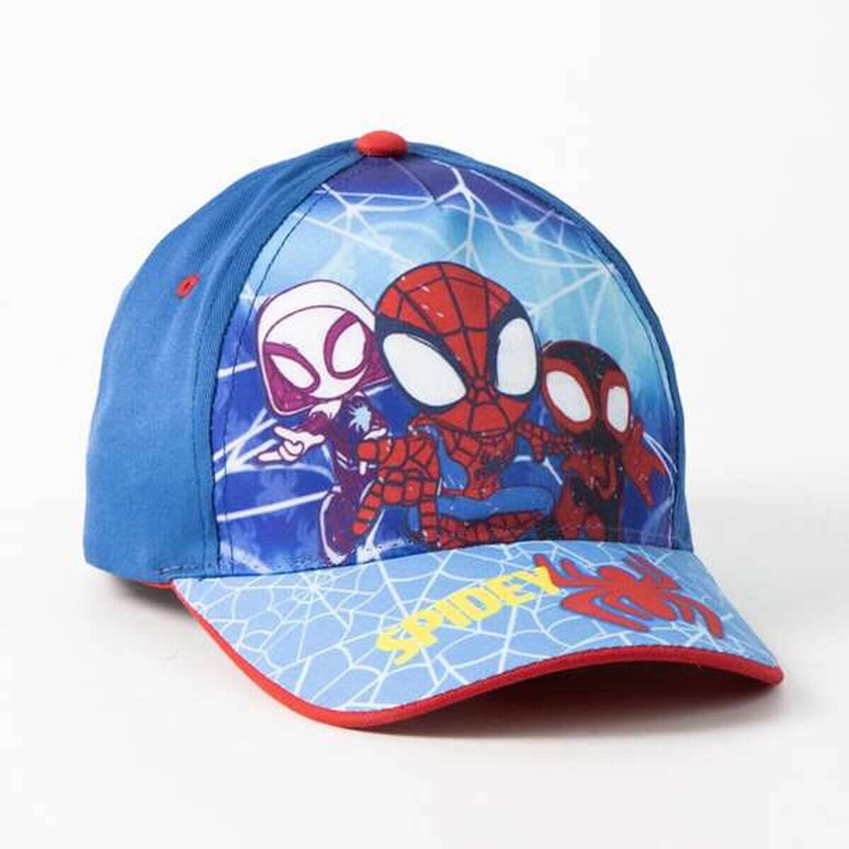 Barnkeps Spidey Blå finns hos Aktivcamping