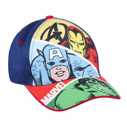 Barnkeps The Avengers Blå finns hos Aktivcamping
