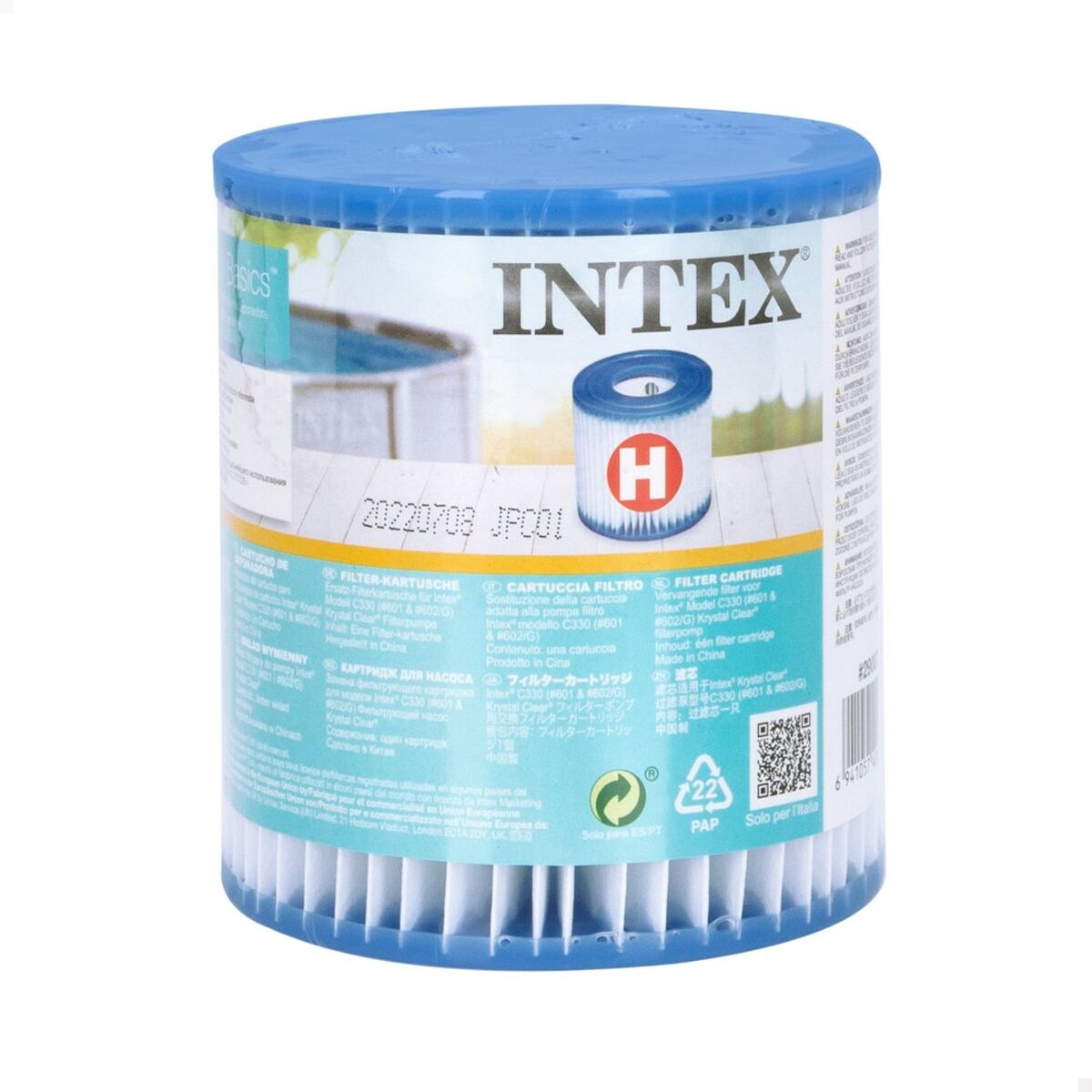 Behandlingsfilter Intex Reservdel Typ H finns hos Aktivcamping