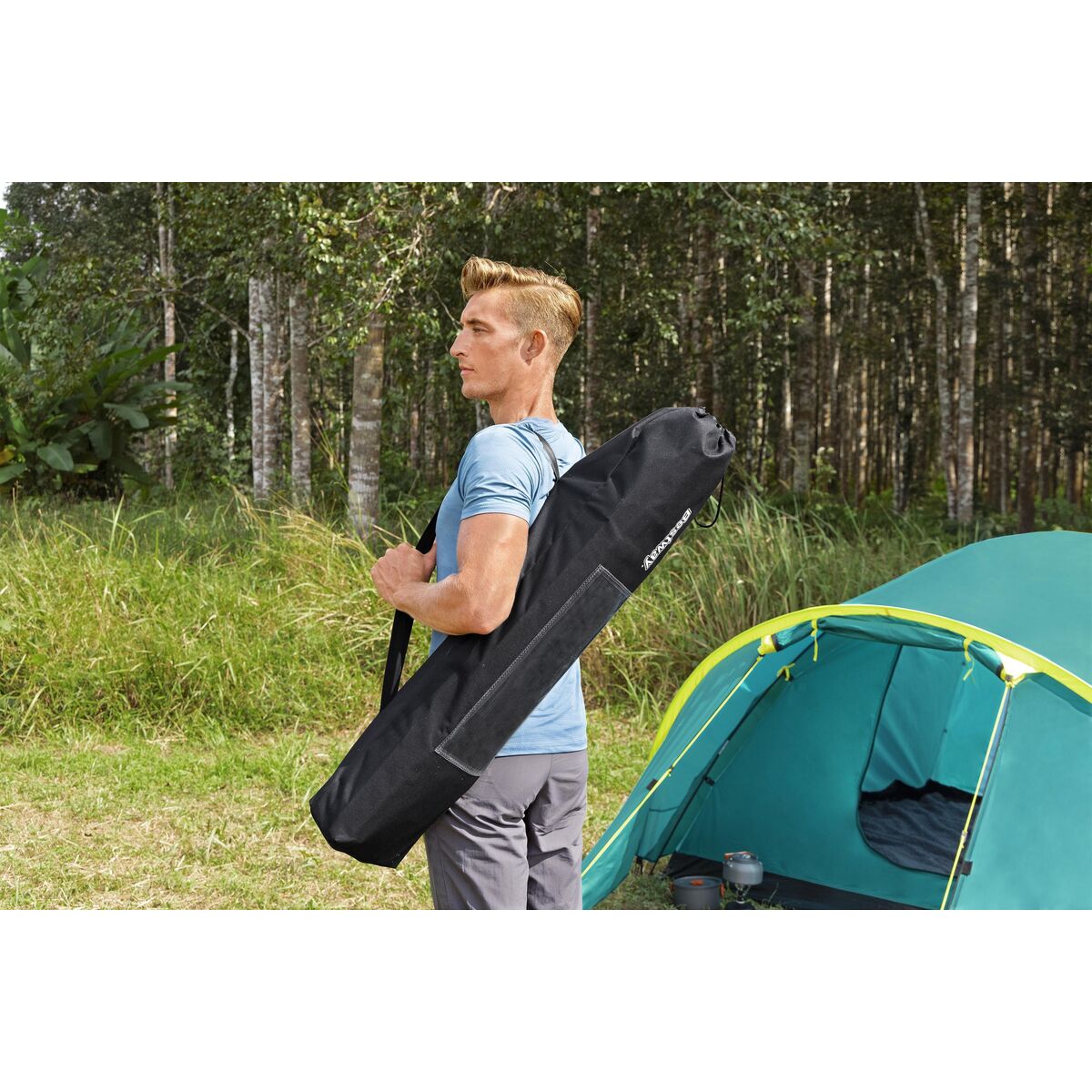 Bestway Aluminium Säng Maxvikt 110 kg 190x64x42 cm Camping 68065 finns hos Aktivcamping
