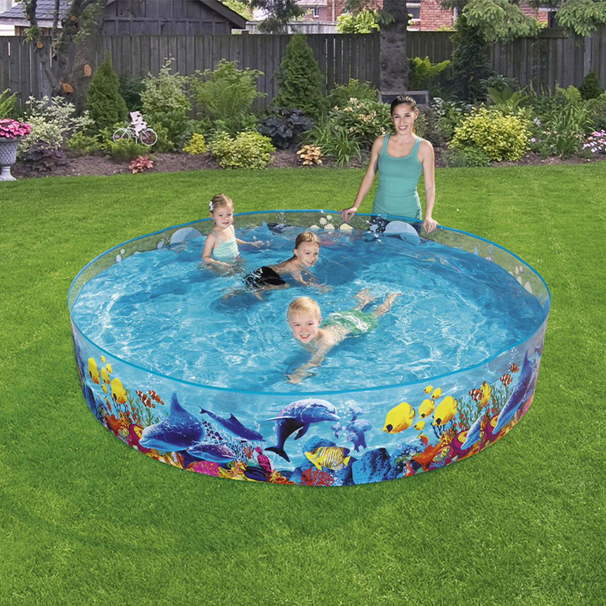Bestway Barn Hård PVC Pool Marina 244x46 cm +3 År Trädgård 55031 - finns hos Aktivcamping