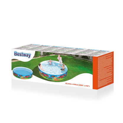 Bestway Barn Hård PVC Pool Marina 244x46 cm +3 År Trädgård 55031 - finns hos Aktivcamping