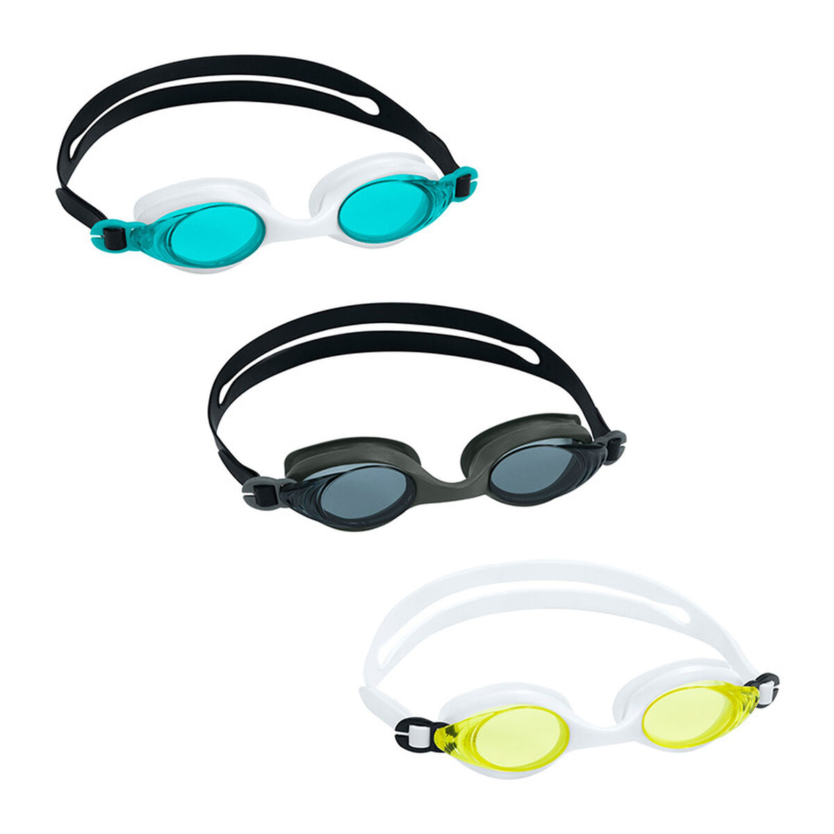 Bestway Barn Simglasögon Silikonrem Blandad Färg Antifog +3 år Strand och Pool 21110 finns hos Aktivcamping
