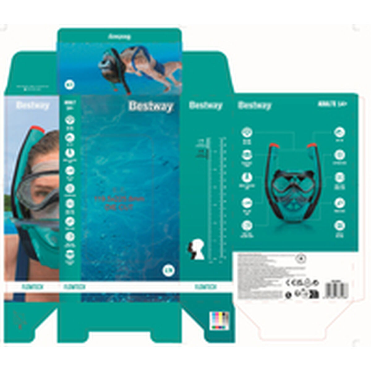 Bestway Barncykel- och rörset Anatomiskt rem Blandade färger +3 År Strandochpool 24036 finns hos Aktivcamping