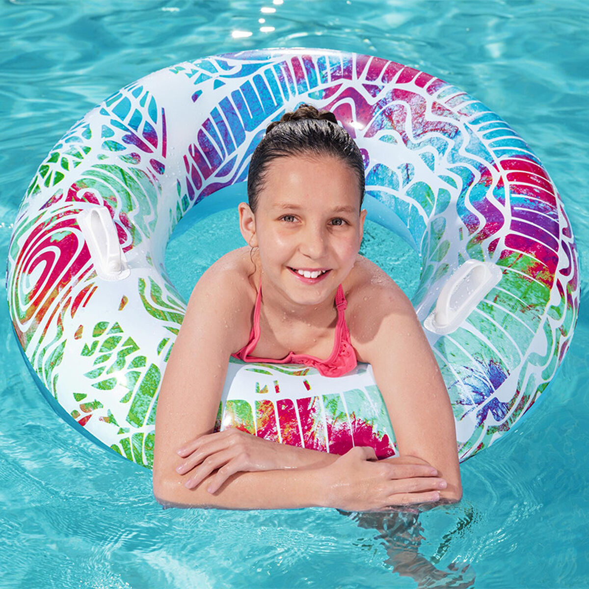 Bestway Dekorerad uppblåsbar flytare Sommar Blandade färger D91 cm +10 År Strand och Pool 36084 finns hos Aktivcamping