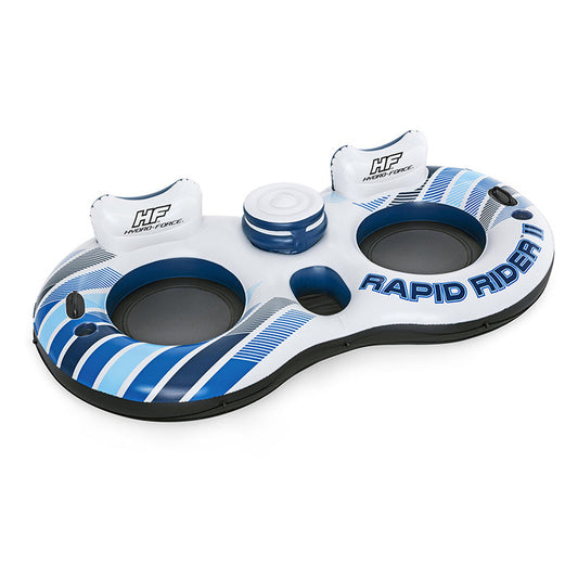 Bestway Dubbel Uppblåsbar Hjul med Handtag Rapid Rider 251x132 cm Strand och Pool 43113 - finns hos Aktivcamping