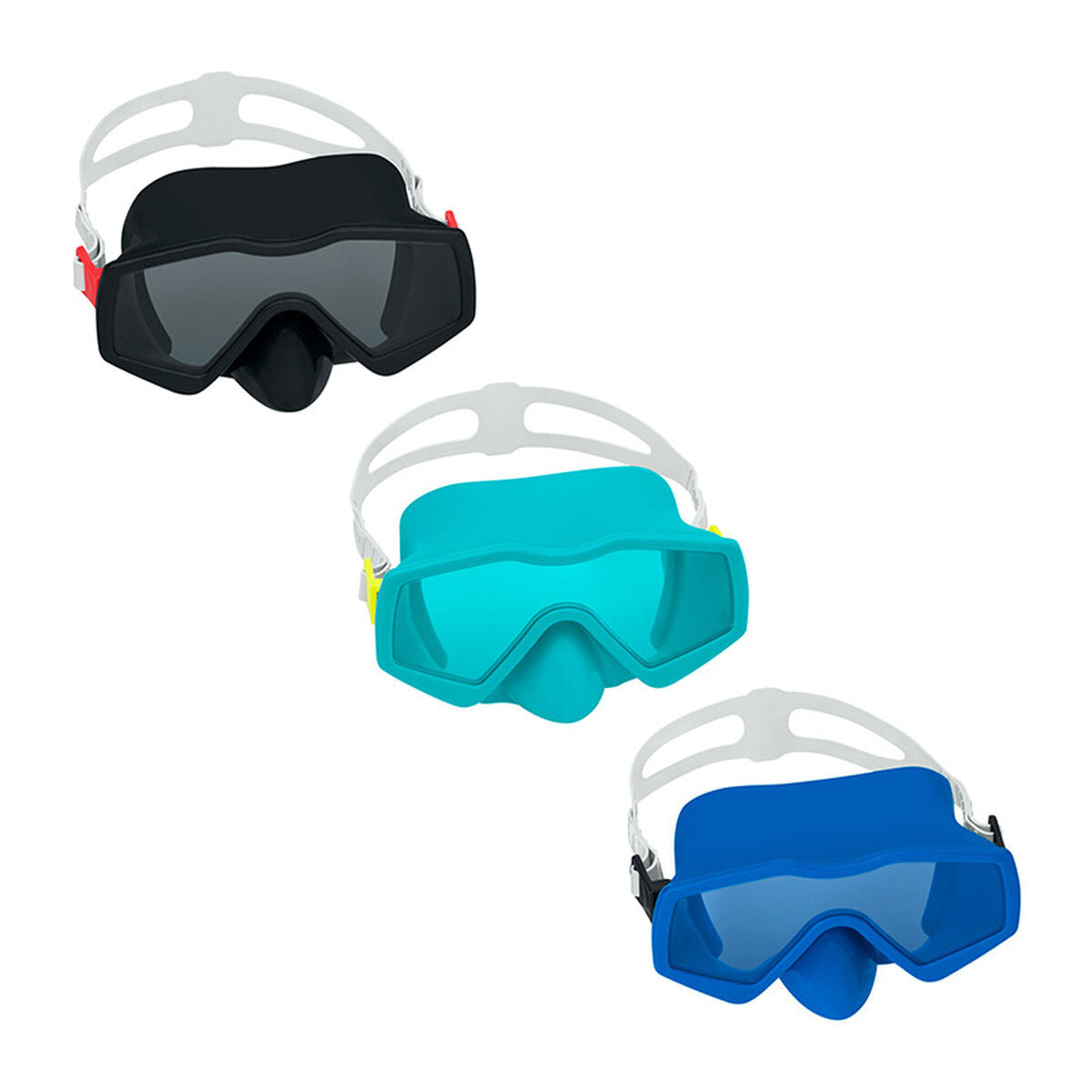 Bestway Dykmask Junior Anatomiskt Bälte Blandade Färger +7 År Strand och Pool 22049 finns hos Aktivcamping