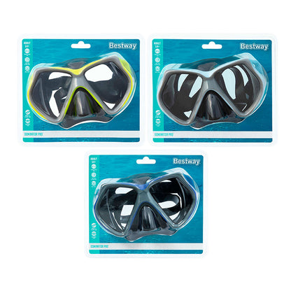 Bestway Dykmask för Barn Anatomisk Rem Blandade Färger +3 år Strand och Pool 22064 - finns hos Aktivcamping