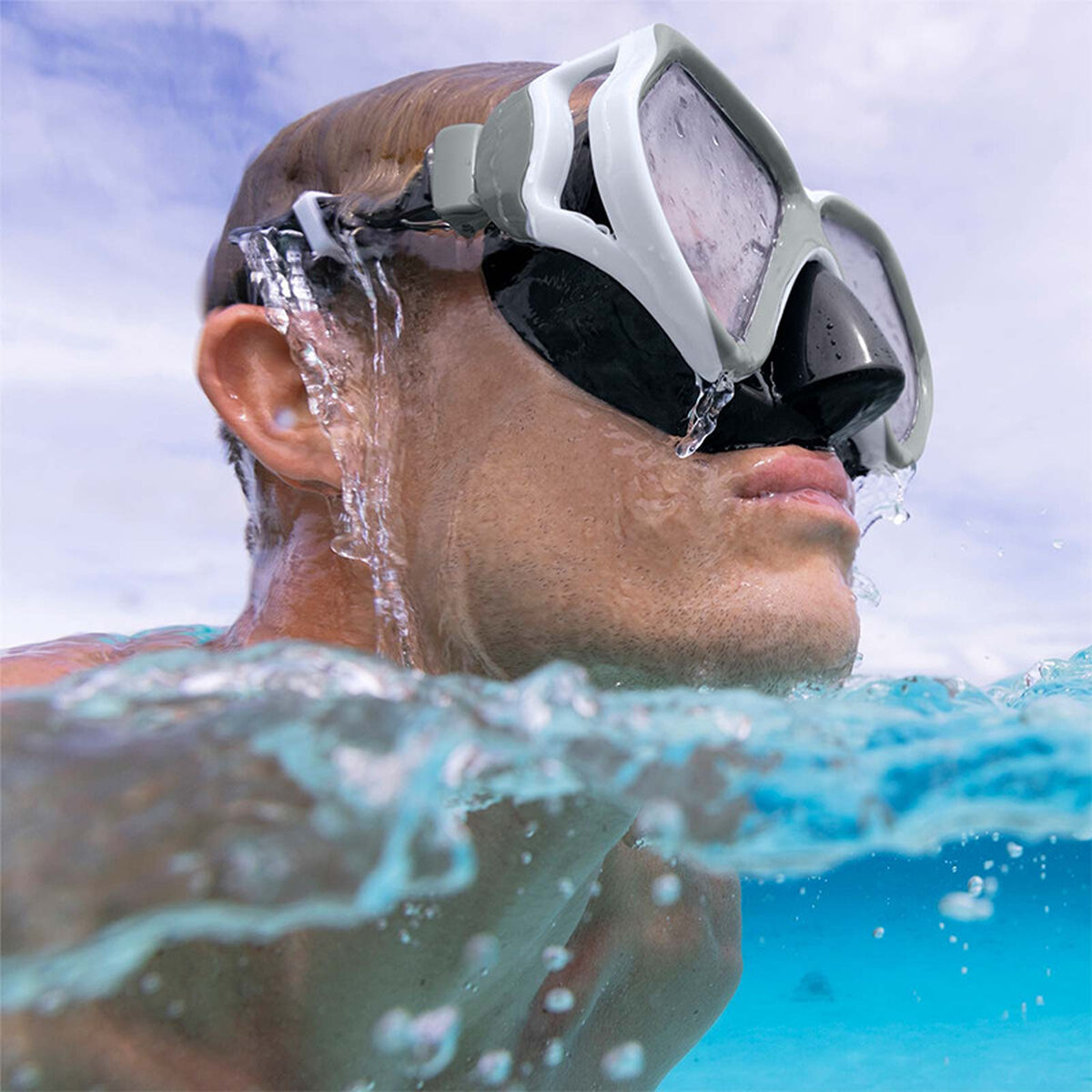 Bestway Dykmask för Barn Anatomisk Rem Blandade Färger +3 år Strand och Pool 22064 - finns hos Aktivcamping