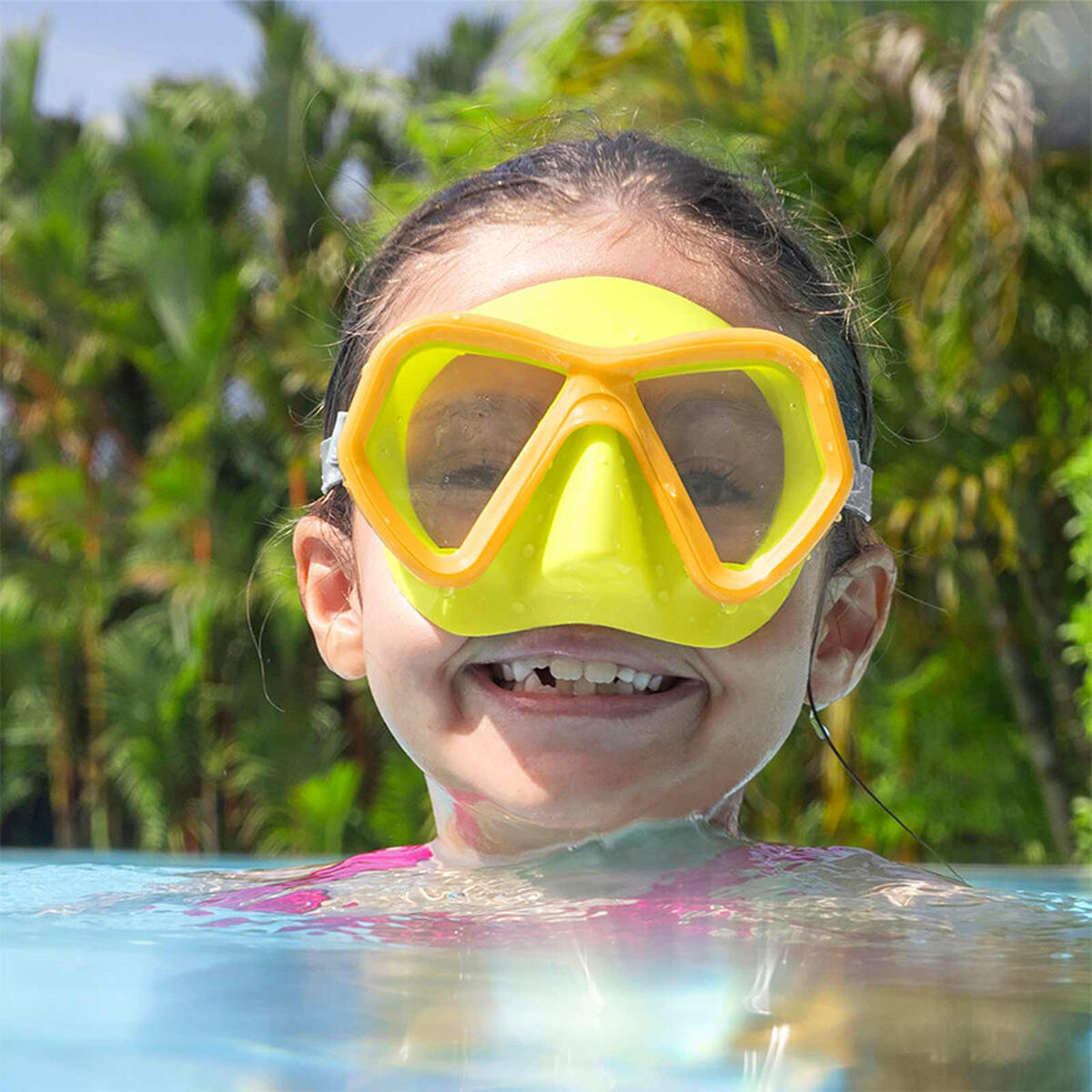 Bestway Dykmask för Juniorer med Anatomiskt Band, Blandade Färger +7 år Strand och Pool 22040 finns hos Aktivcamping
