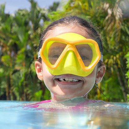 Bestway Dykmask för Juniorer med Anatomiskt Band, Blandade Färger +7 år Strand och Pool 22040 finns hos Aktivcamping