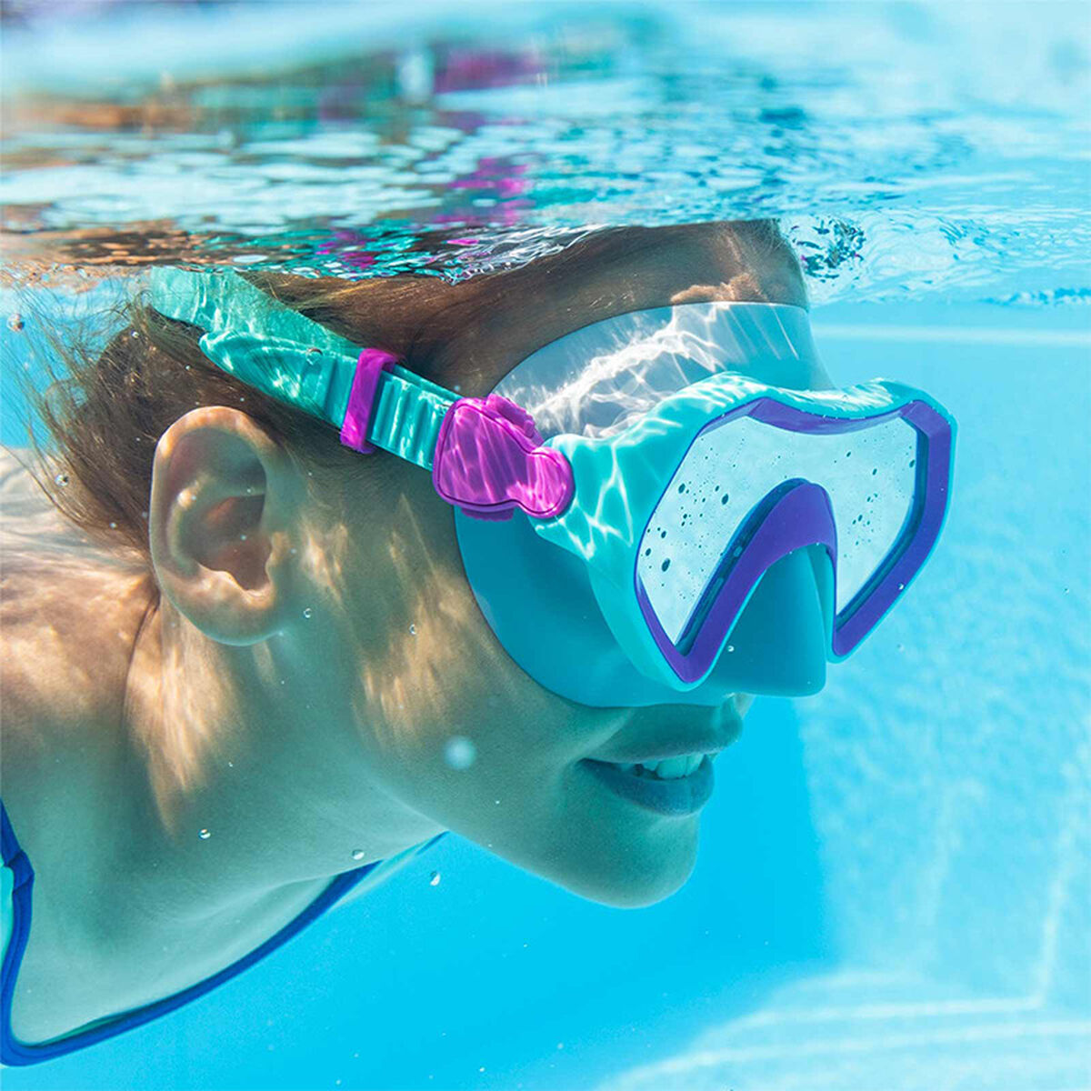 Bestway Dykmask för vuxna Anatomiskt band Olika färger +14 år Strand och Pool 22044 finns hos Aktivcamping