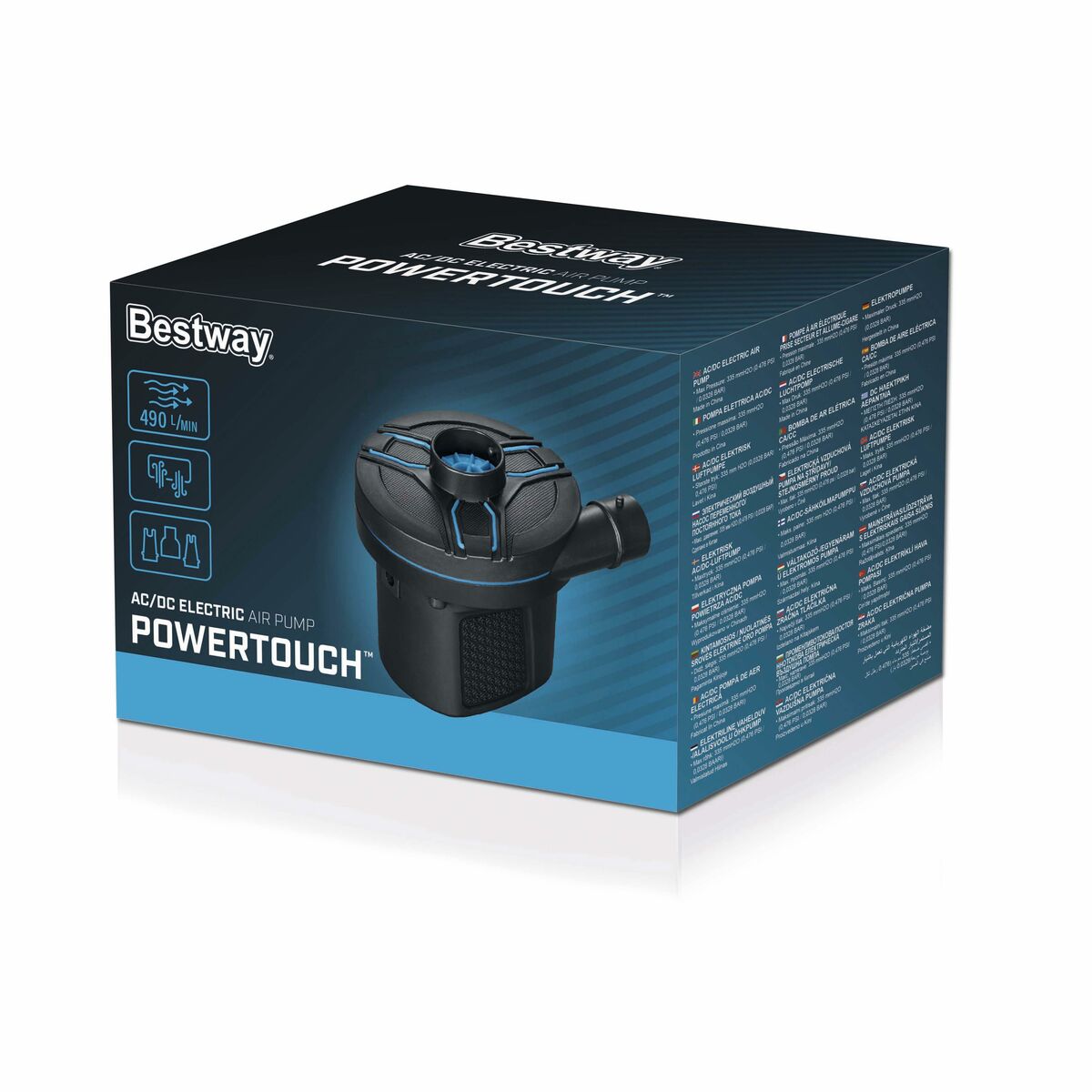 Bestway Elektrisk luftpump 490 L/min finns hos Aktivcamping
