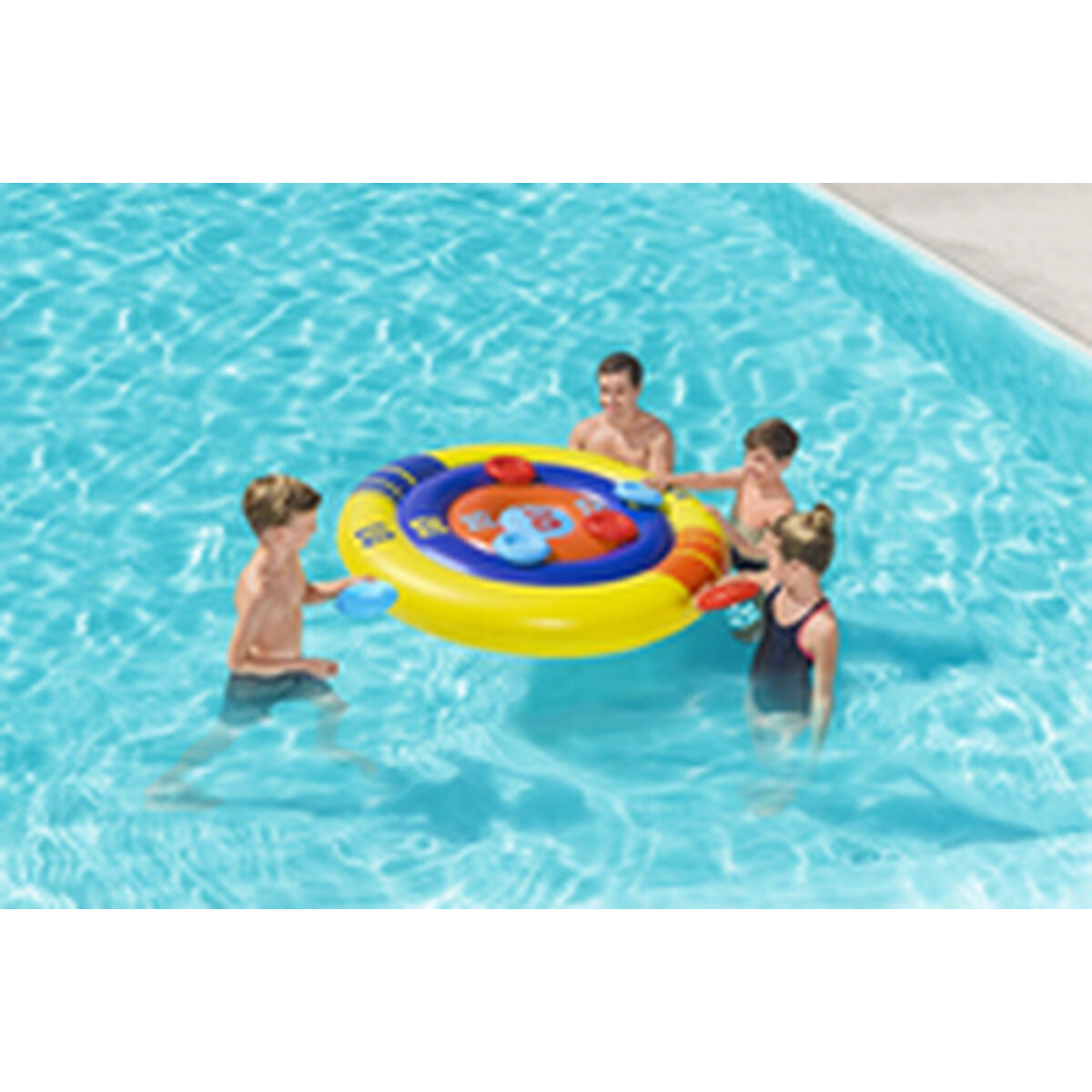 Bestway Flytande Kasta Uppblåsbar Skiva Spel D140 cm +3 År Pool 52566 finns hos Aktivcamping