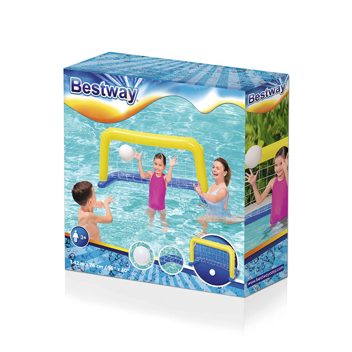 Bestway Flytande Målvakt Uppblåsbar 142x76 cm +3 År Pool 52123 - finns hos Aktivcamping