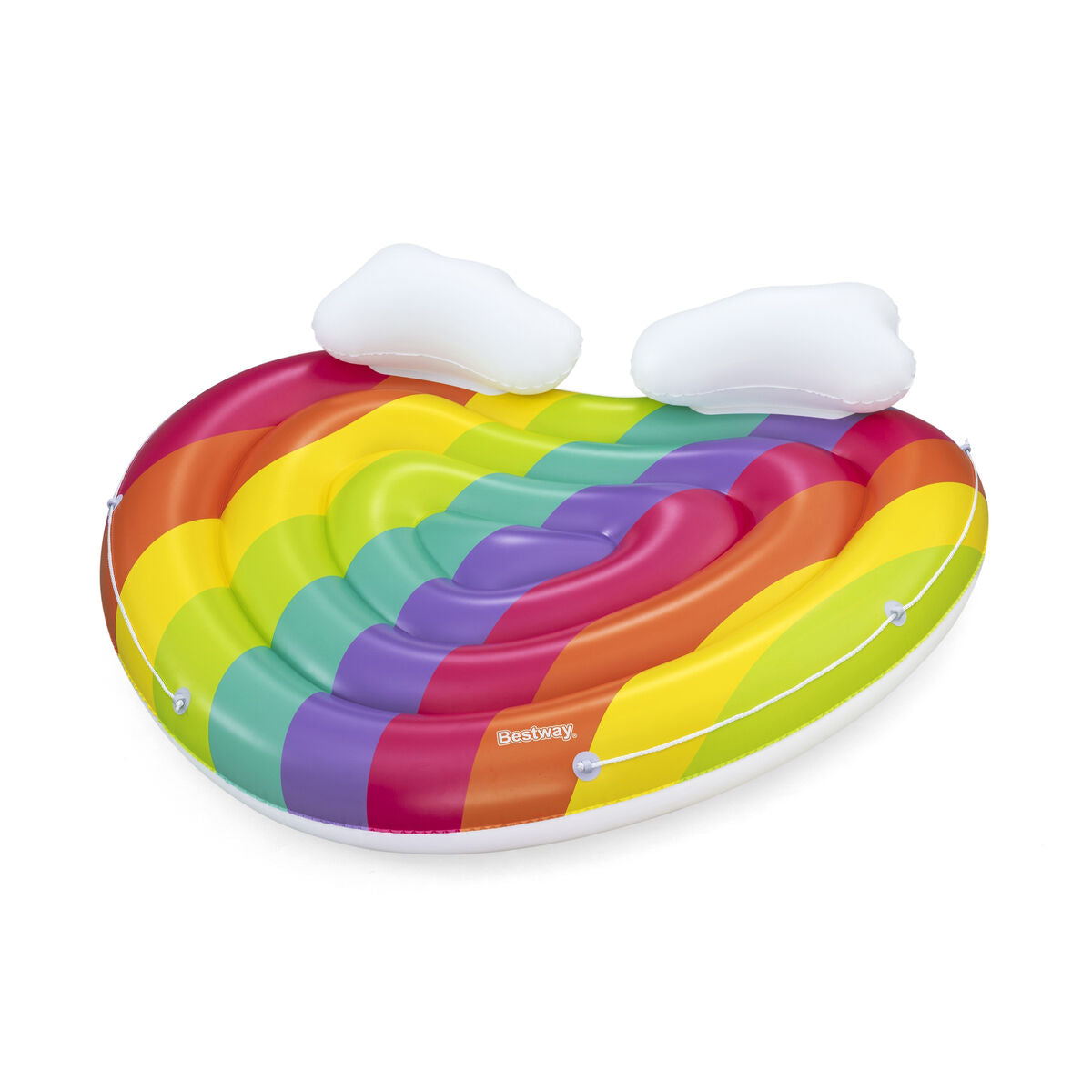 Bestway Flytande Ö Regnbåge Uppblåsbar 175x163 cm Strand och Pool 43722 finns hos Aktivcamping